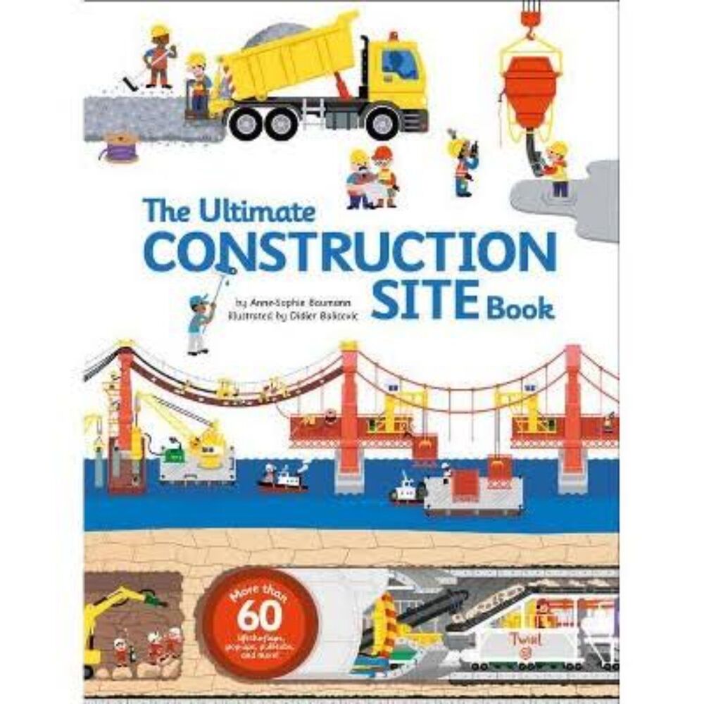 The Ultimate Construction Site Book – Hardcover Lift-the-Flap Children’s Book
